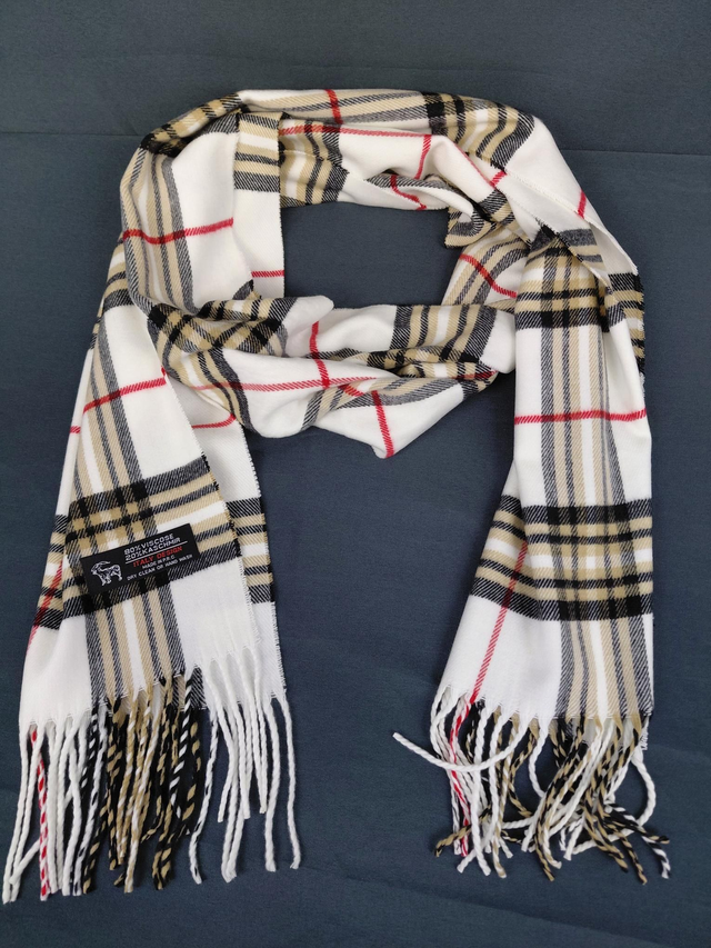 Magnifique écharpe Couleur blanc 