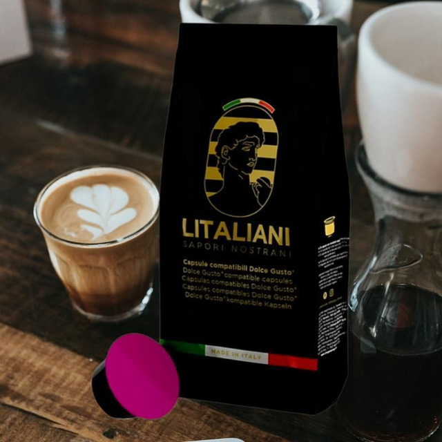 LITALIANI Dolce Gusto Intense Roast Salted Caramel Capsules | Beverage &amp; Coffee
