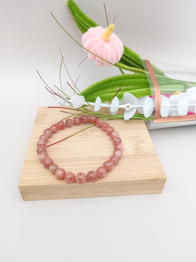 Bracelet en Pierre du Soleil – Joie &amp; Rayonnement