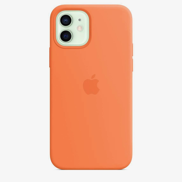 Funda Magnética de Silicona Suave para  iPhone 12/12 Pro con Función de Carga Inalámbrica