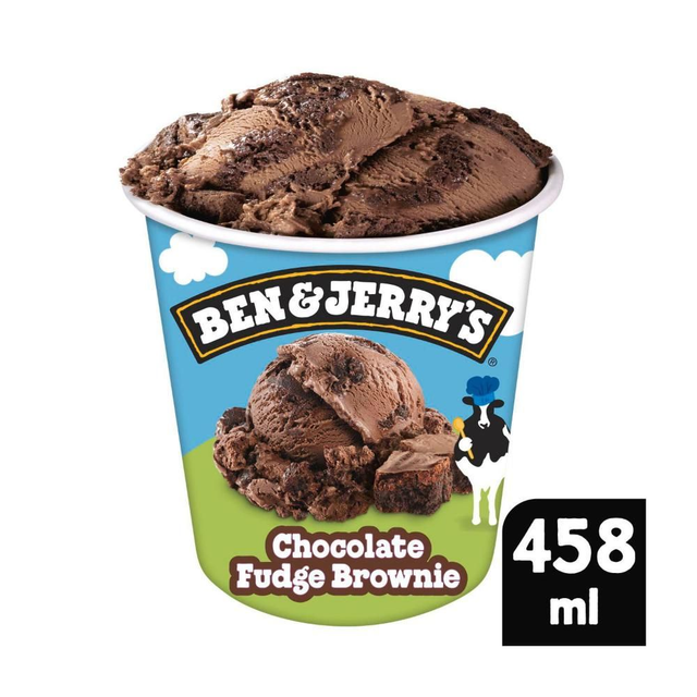 Ben &amp;amp; Jerry&amp;#039;s Ice Cream Tub Chocolate Fudge Brownie 458mL