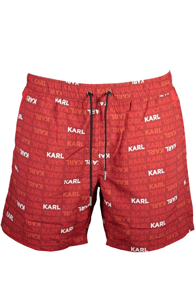 KARL LAGERFELD BEACHWEAR COSTUME PARTE SOTTO UOMO ROSSO