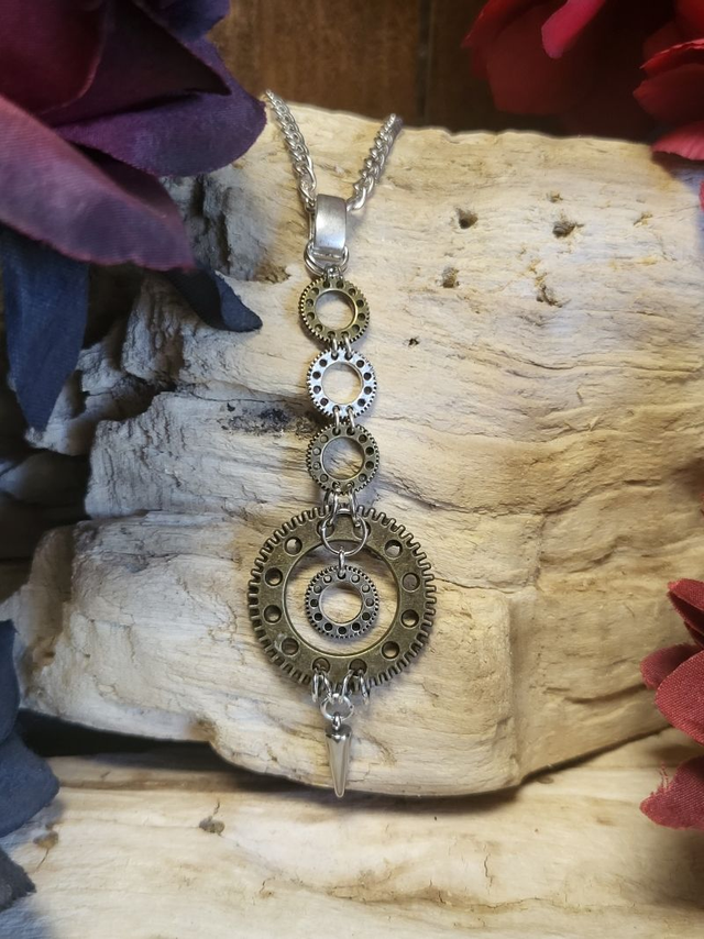 Collier "Rouages du Temps"