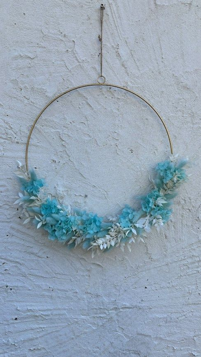 Couronne Murale "Aurore Florale" ( 35cm de diamètre )