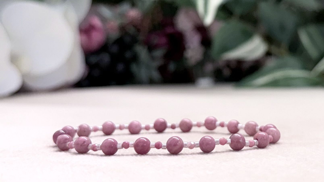 Bracelet | Rose Rhodonite - Royal Intense