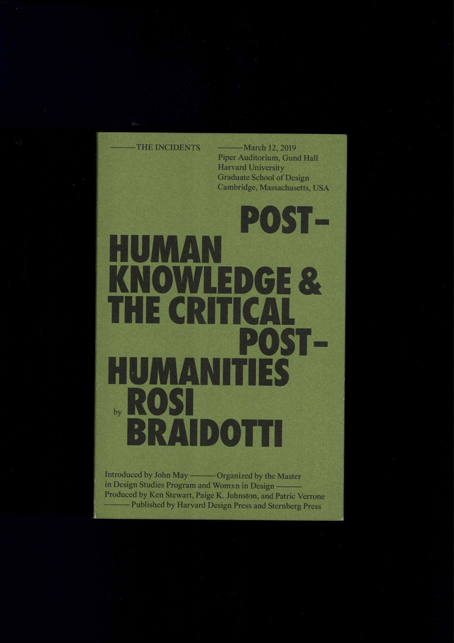 Posthuman Knowledge and the Critical Posthumanities by Rosi Braidotti