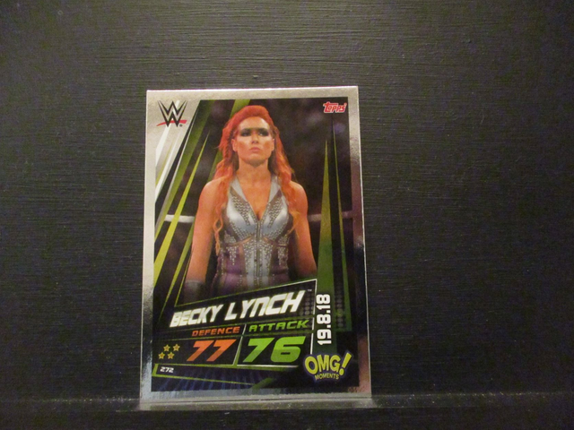 Becky Lynch - OMG! Moments Slam Attax Universe Original Trading Card #272