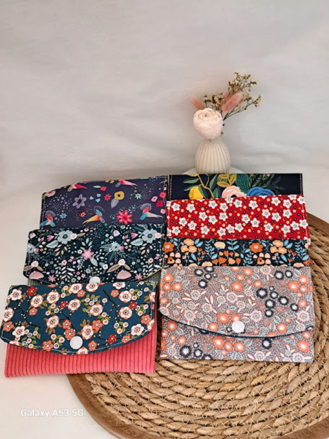 Pochette Porte documents , Fourre tout papiers personnels, étui cartes, Trousse papier d identité ou voiture