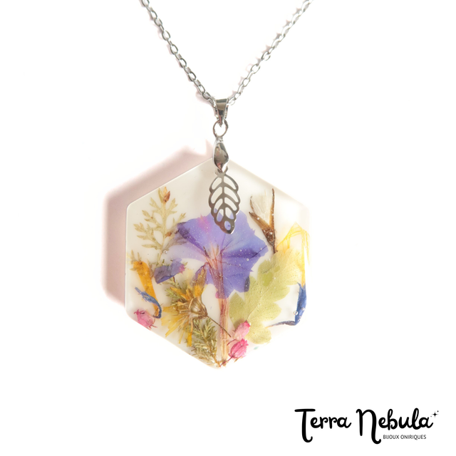 Collier Fleuri Printemps ensoleillé | CO148F