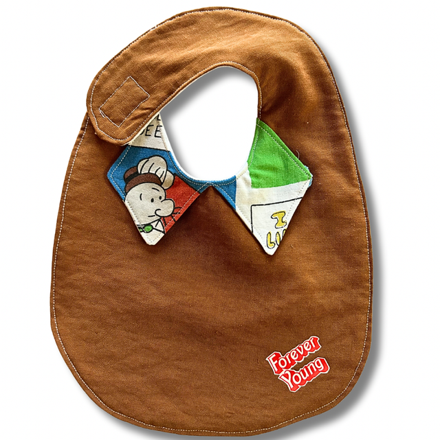 Bavoir col « Forever Popey »