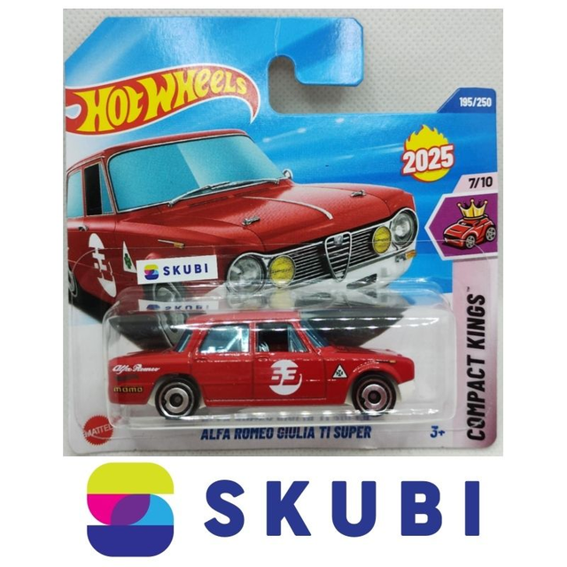 Alfa Romeo Giulia TI Super Momo 63 Compact Kings 7/10 Hot Wheels 2025 195/250