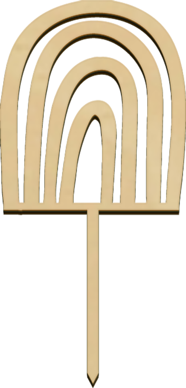 Cake Topper Regenbogen