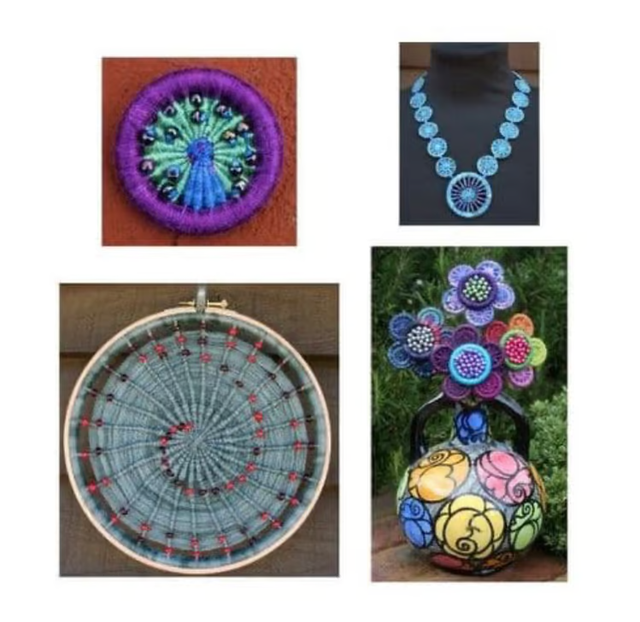 Beaded Dorset Buttons