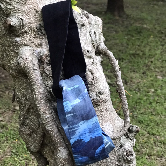 Headband Marine Blue Waves