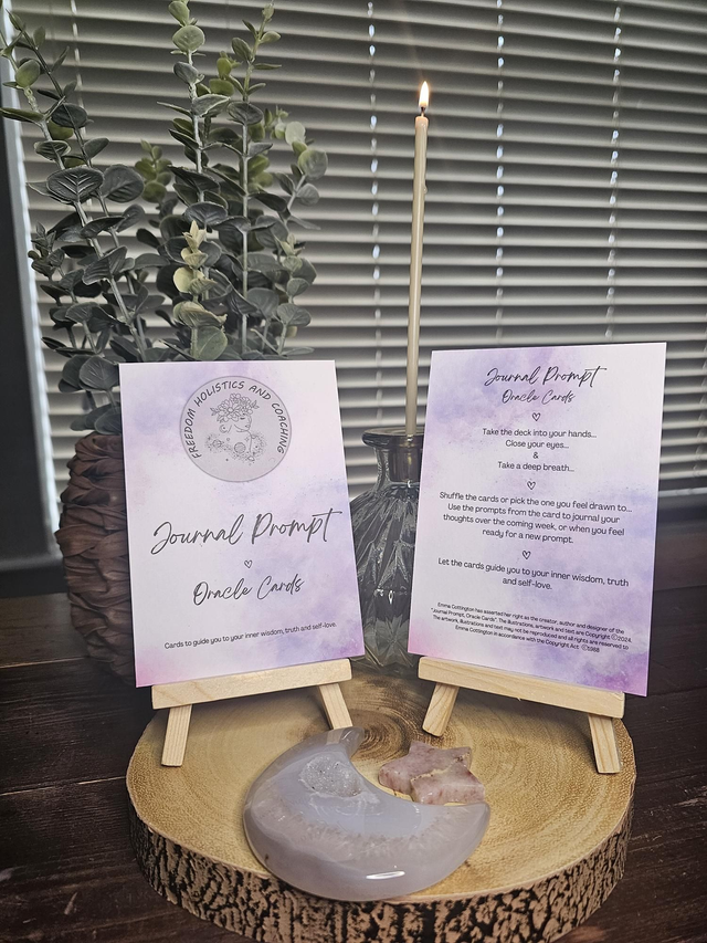 Journal Prompt Oracle Cards 