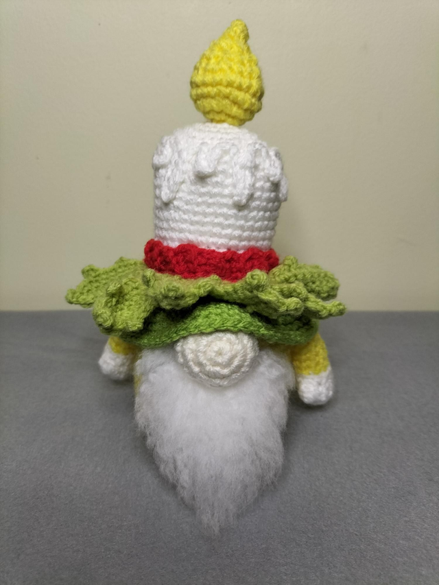 Lutin de Noel bougie