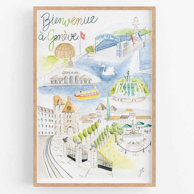 Poster Bienvenue à Genève 