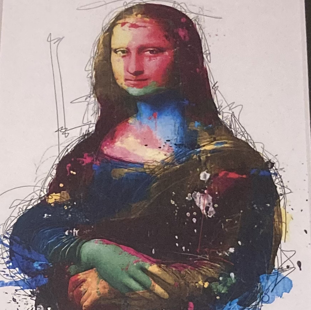 A6 Print Mona Lisa ‘No 3’