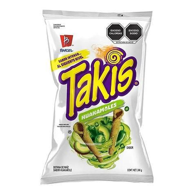 TAKIS GUACAMOLE TORTILLAS VERDI PICCANTI 70 gr