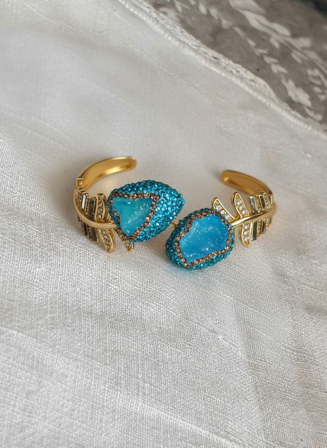 Bracelet aigue-marine