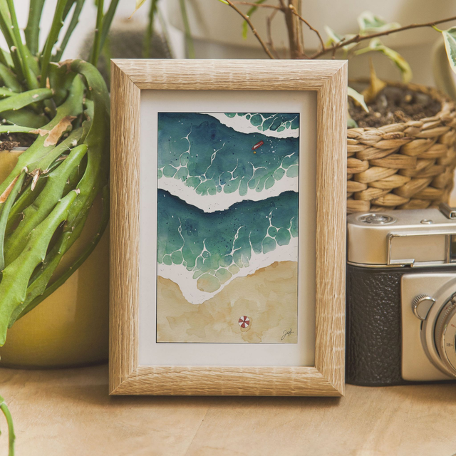 Carte postale - Bord de Mer - Émeraude