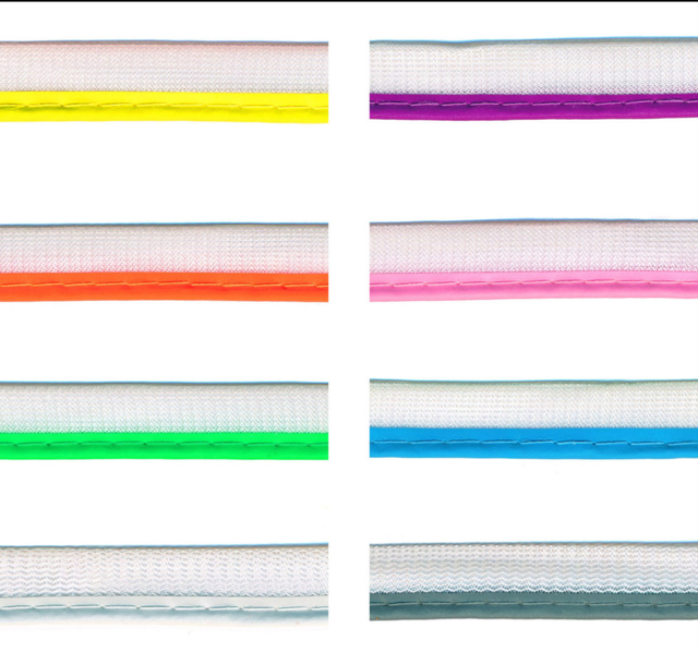 Huismerk: reflecterend Paspelband 