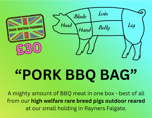 Pork BBQ bag offer - all for just £30