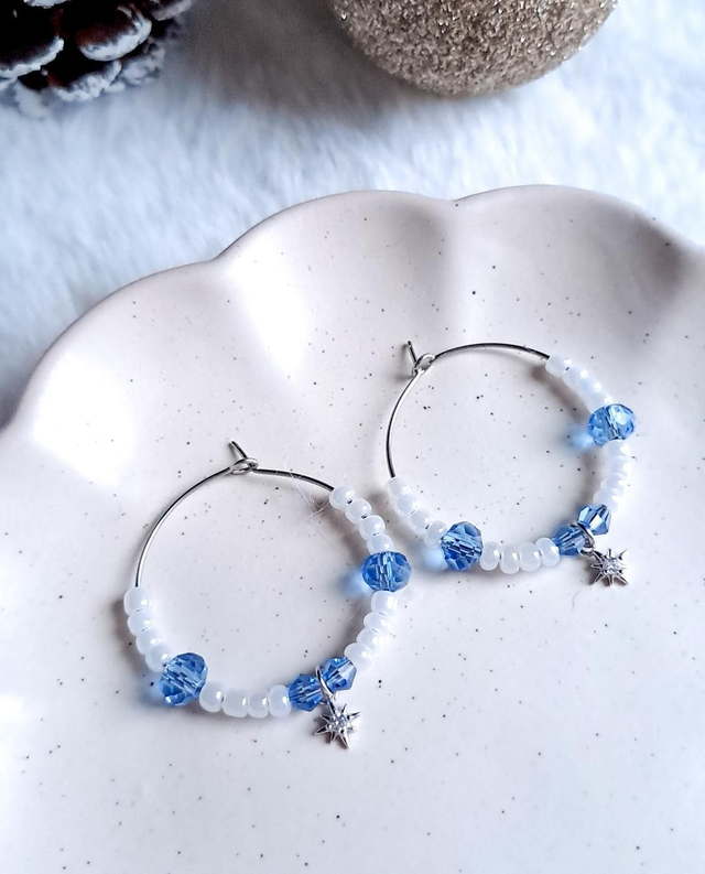 Créoles givre d'hiver