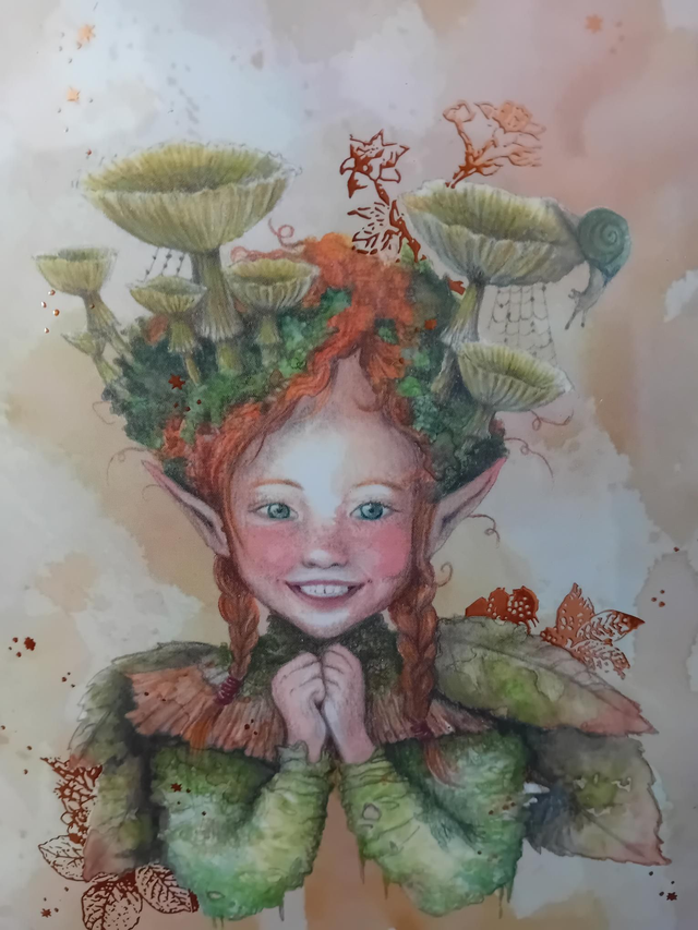 Grand cadre - "Fée de la forêt"