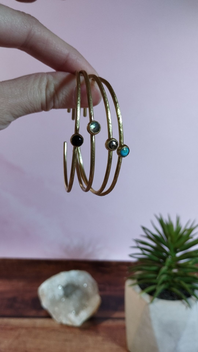 Bracelet fin Labradorite