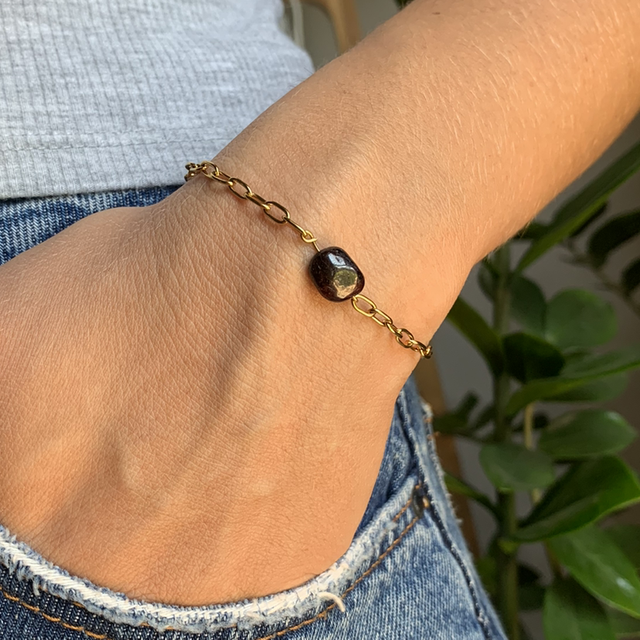 Bracelet Carmen Grenat 