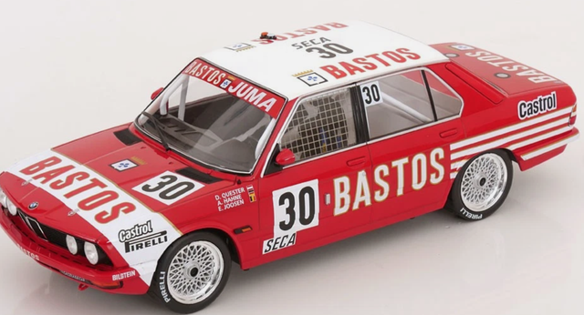 BMW 528i winner 24h Spa 1982 Bastos #30 IXO 1:18