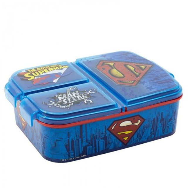  Sandwichera múltiple rectangular Superman