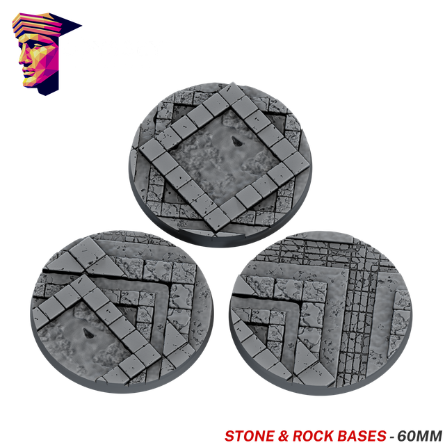 Stone &amp; Rock Scenic Bases – 60mm