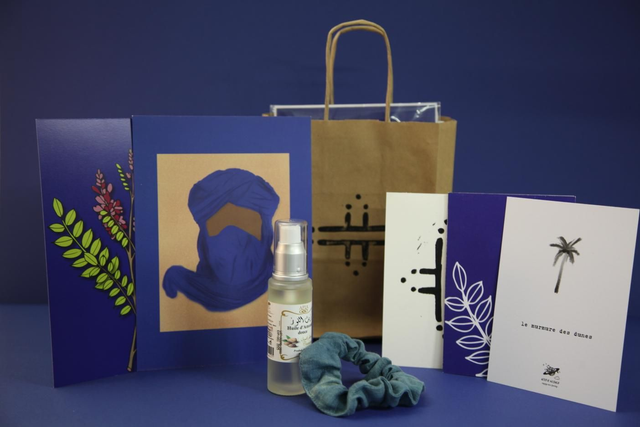 Coffret INDIGO avec chouchou - TIGMI 