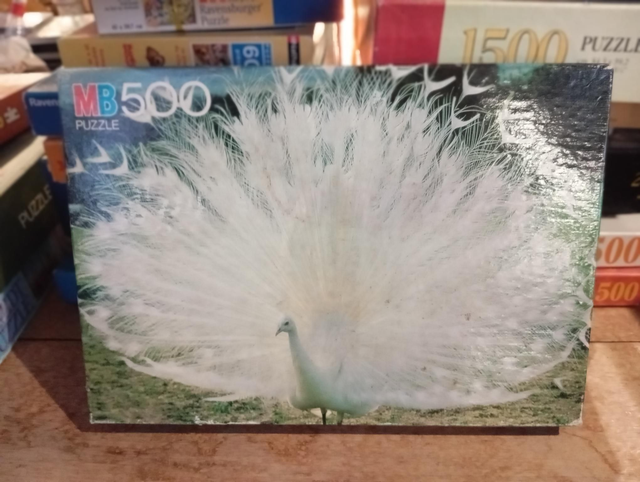 Puzzle MB 500 pièces Paon