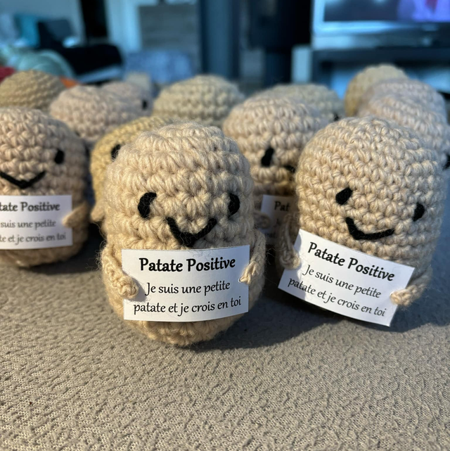 Animaux pomme et patates positifs 