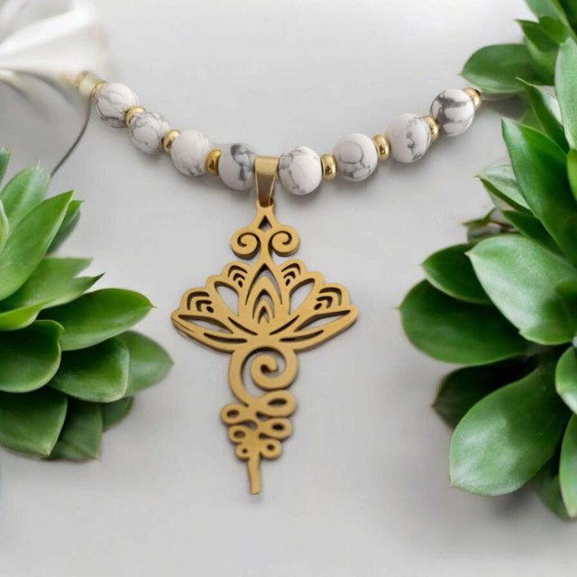 Collier Howlite ~ Calme & Sérénité