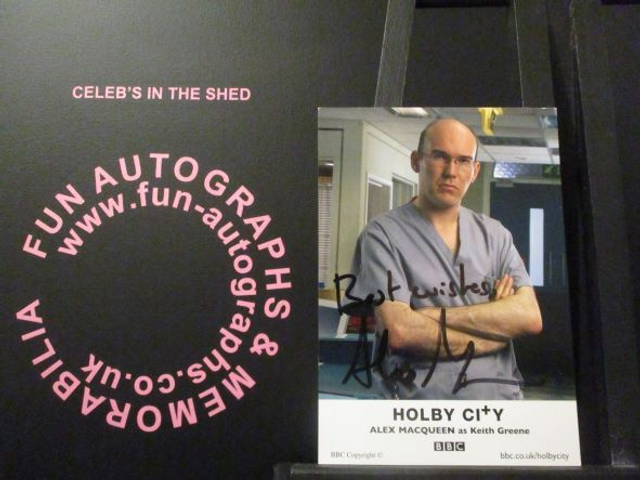 Alex MacQueen (Keith Greene) Authentic Autographed Holby City 6x4 Cast Card