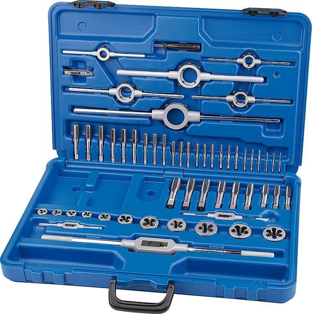 Zira Handgewindebohrersatz HSSG mit Handgewindebohrern M 3 -M 20 in Kunststoff-Kooff