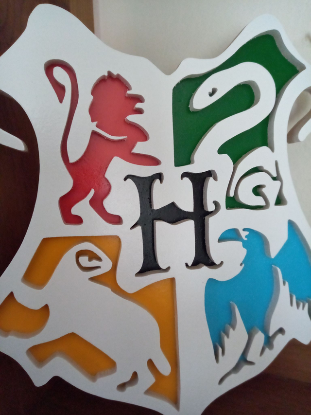 Blason Harry Potter en Bois