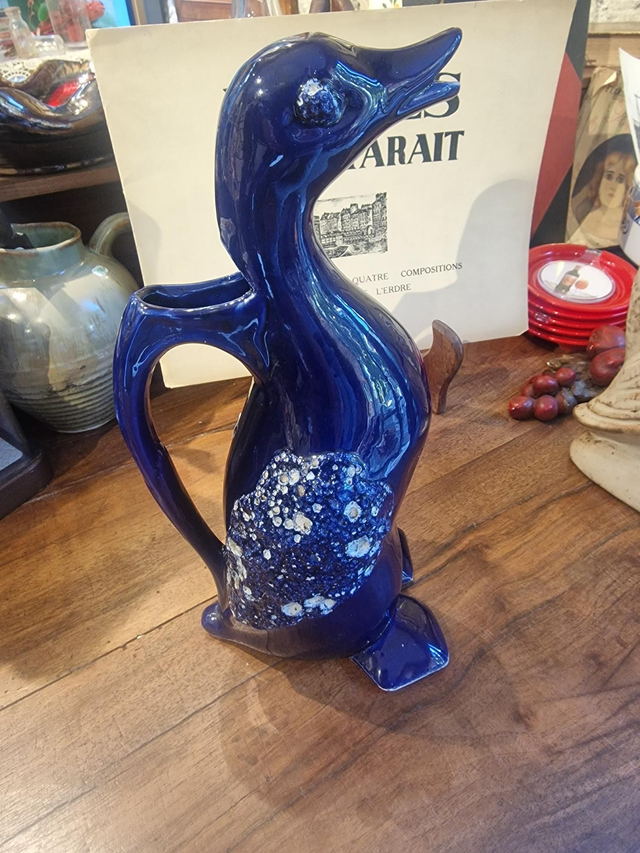 Carafe canard en porcelaine