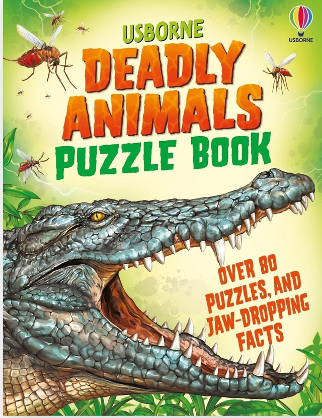 (AGE 7+) Deadly Animals Puzzle Book
