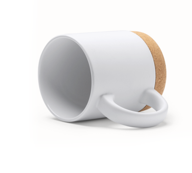 TAZZA CON BASE ESTRAIBILE IN SUGHERO