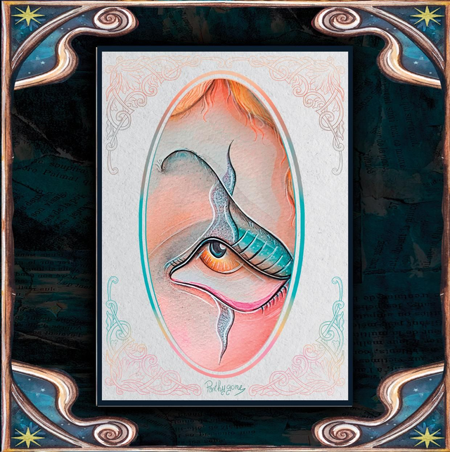 Œil pierrot - Un tas d'beaux yeux - Print A4/A3