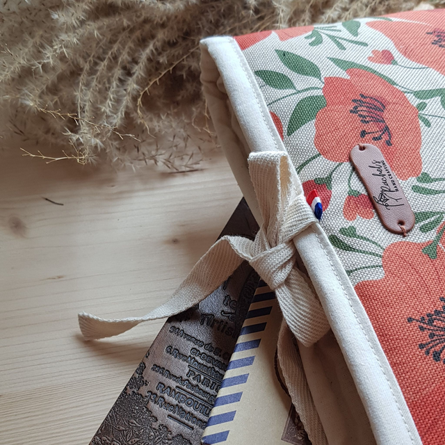 Pochette à livre - COQUELICOT