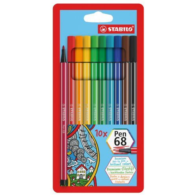 STABILO Pen 68 10 Pack ( beställningsvara )