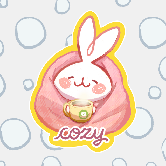 Naklejka Pyonkokoro Cozy