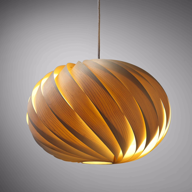 Maxi Suspension Galet en Érable 