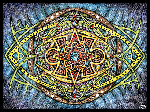 &quot;Tribal&#039;ztek&quot; Print